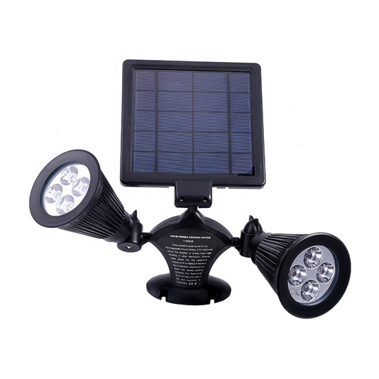 2 heads Solar Spotlight-TB-2054